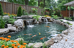 Small garden pond